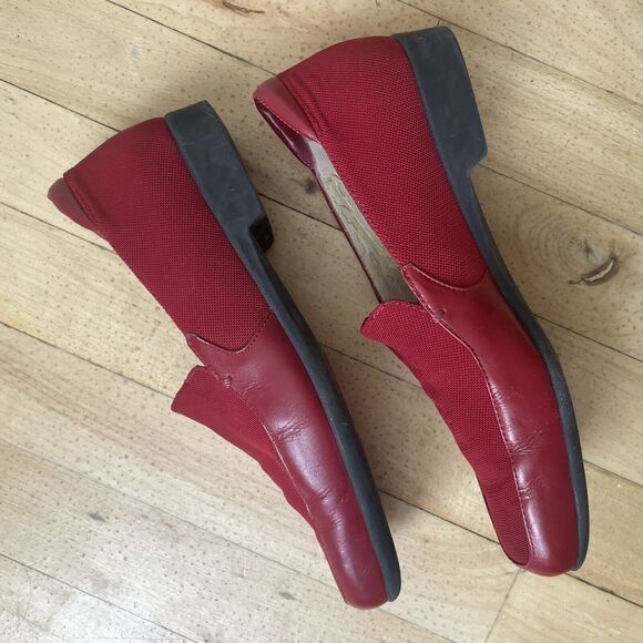 Vintage‎ Talbots Red Womens Loafers Size 5.5 - Picture 9 of 10